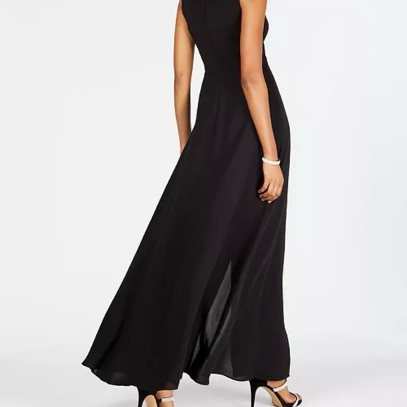 Adrianna Papell Colorblocked Overlay Jumpsuit - Picture 7 of 13